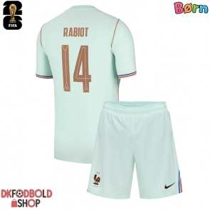 Frankrig Adrien Rabiot #14 Udebanesæt Børn VM 2026 Kort ærmer (+ korte bukser)